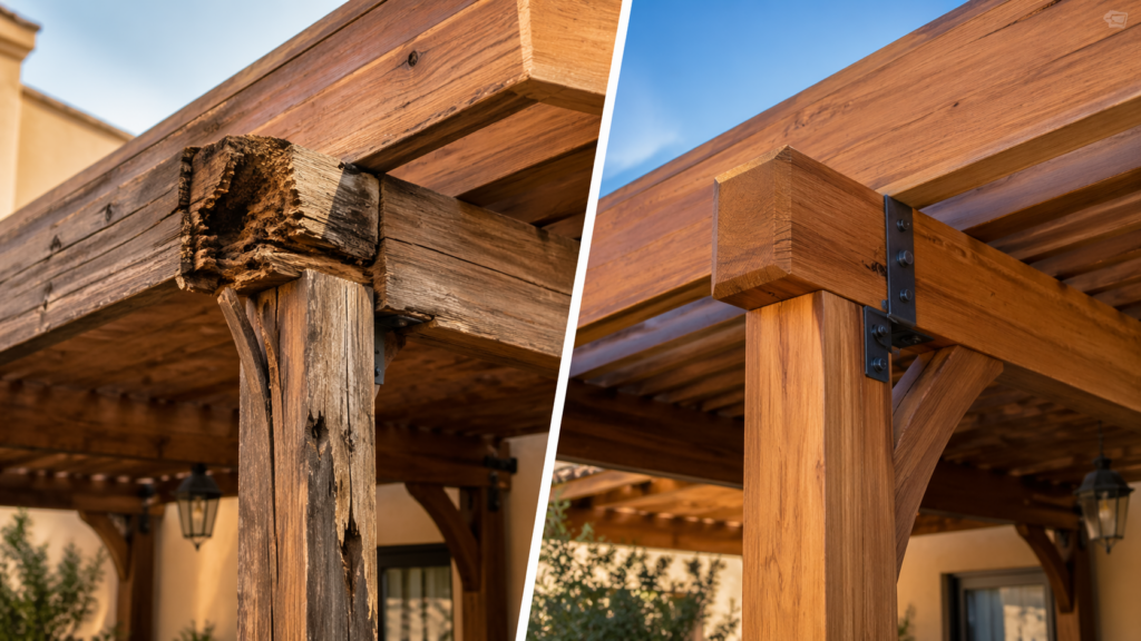 post and beam repair vs replacement